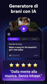 Rythmix: Generatore Musica IA screenshot 1