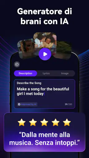 Rythmix: Generatore Musica IA screenshot
