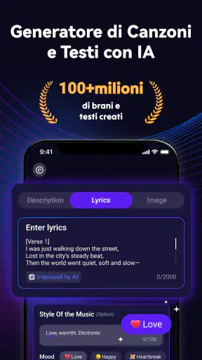 Rythmix: Generatore Musica IA screenshot