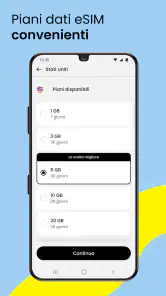Saily: eSIM per Viaggiare screenshot 2