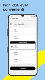 Saily: eSIM per Viaggiare screenshot 2
