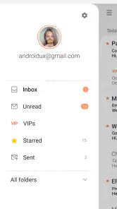 Samsung Email screenshot 1