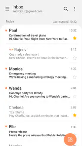 Samsung Email screenshot 2
