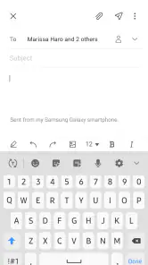 Samsung Email screenshot 4