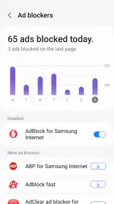 Samsung Browser screenshot 3