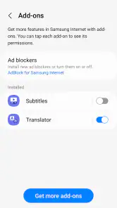 Samsung Browser screenshot 6