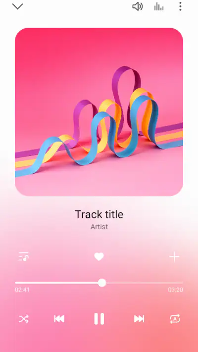Samsung Music screenshot 1