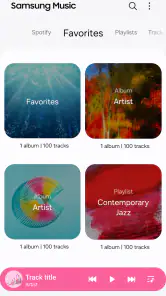 Samsung Music screenshot 3
