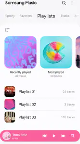 Samsung Music screenshot 4