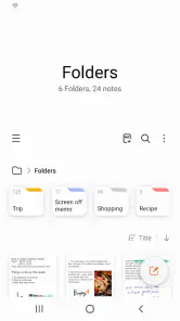 Samsung Notes screenshot 1