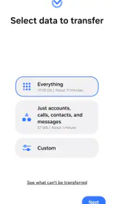 Samsung Smart Switch Mobile screenshot 3
