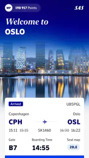 SAS – Scandinavian Airlines screenshot 1