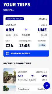 SAS – Scandinavian Airlines screenshot 2