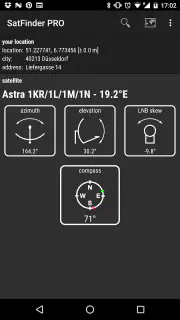 SatFinder pro screenshot 1