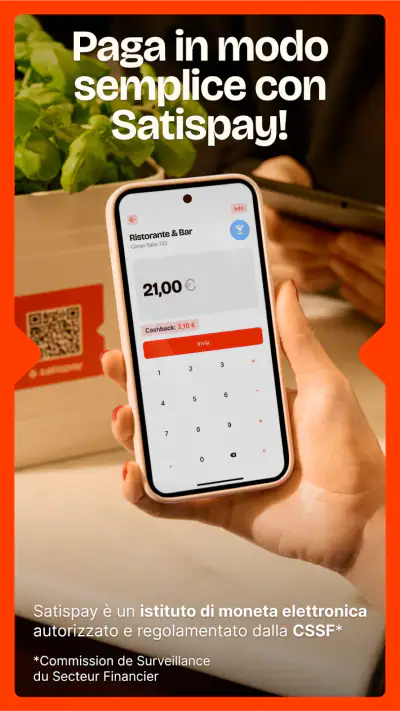 Satispay: Paga e investi screenshot 1