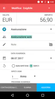 Scadenzario bollette Pro screenshot 3