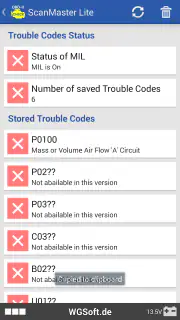 ScanMaster for ELM327 OBD-2 screenshot 4