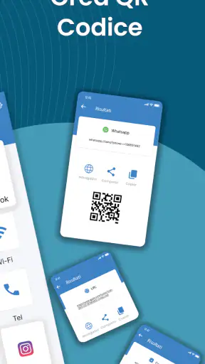 Scanner e generatore codici QR screenshot