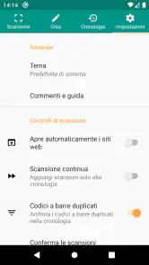 Scanner QR e codici a barre screenshot 8