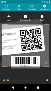Scanner QR e codici barre Pro screenshot 1