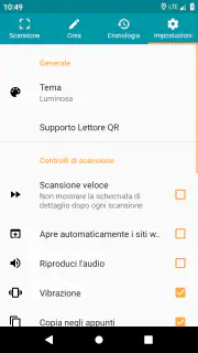 Scanner QR e codici barre Pro screenshot 8