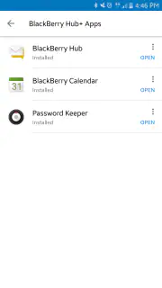 Servizi BlackBerry Hub+ screenshot 2