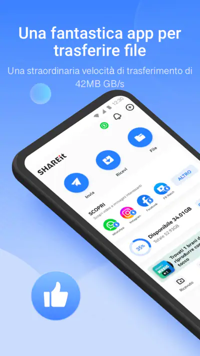 SHAREit: Transfer, Share Files screenshot 1