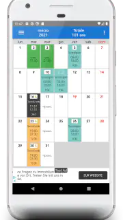ShiftCal+ Calendario Lavoro screenshot 1