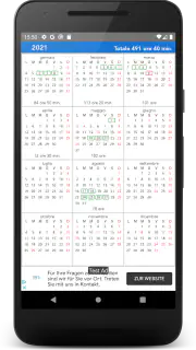 ShiftCal+ Calendario Lavoro screenshot 6