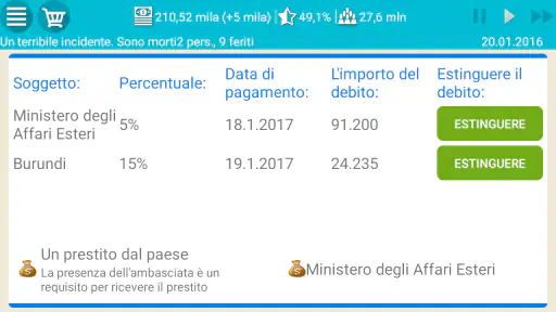 Simulatore del Presidente Lite screenshot 6