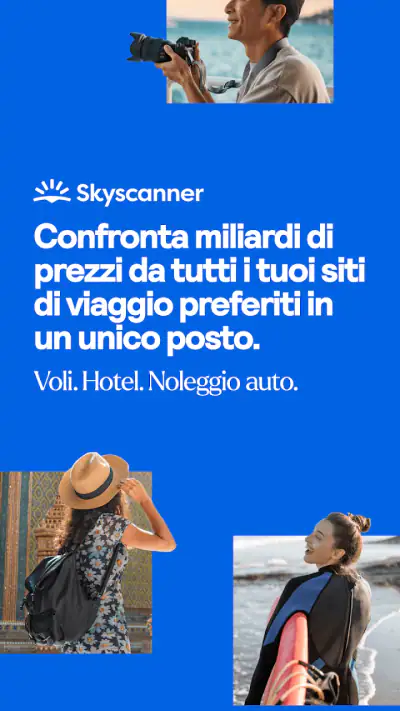 Skyscanner: voli, hotel, auto screenshot 1