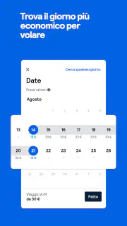 Skyscanner: voli, hotel, auto screenshot 2