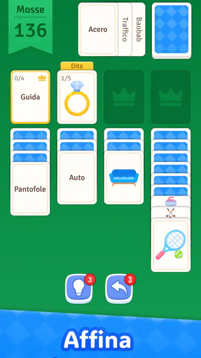 Solitaire Associations Journey screenshot 1