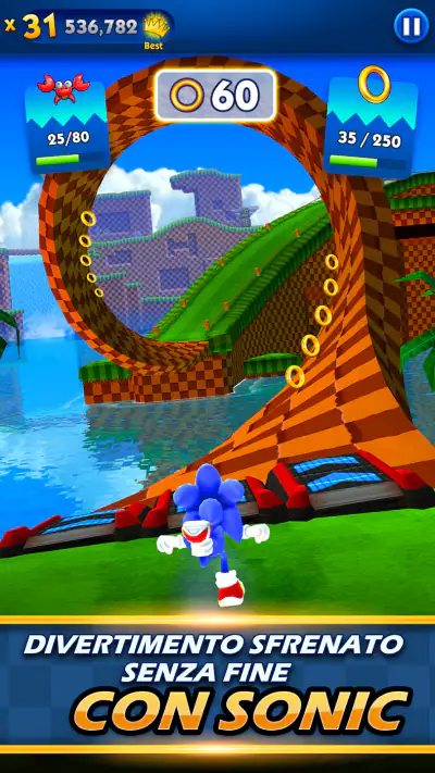 Sonic Dash Run screenshot 1