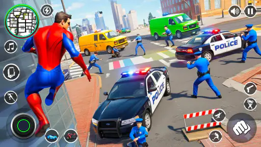 Spider Rope Hero Rescue City screenshot 3