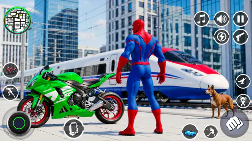 Spider Rope Hero Rescue City screenshot 4