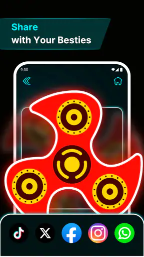 Spinner Luminoso: Disegno screenshot