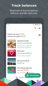 Splitwise screenshot 1