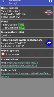 Stazioni di servizio Italia screenshot 3
