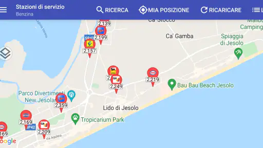 Stazioni di servizio Italia screenshot 5