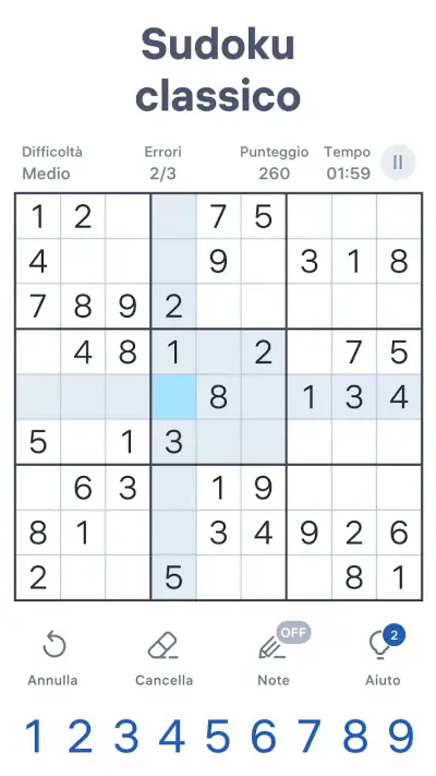 Sudoku.com - Giochi di numeri screenshot 1