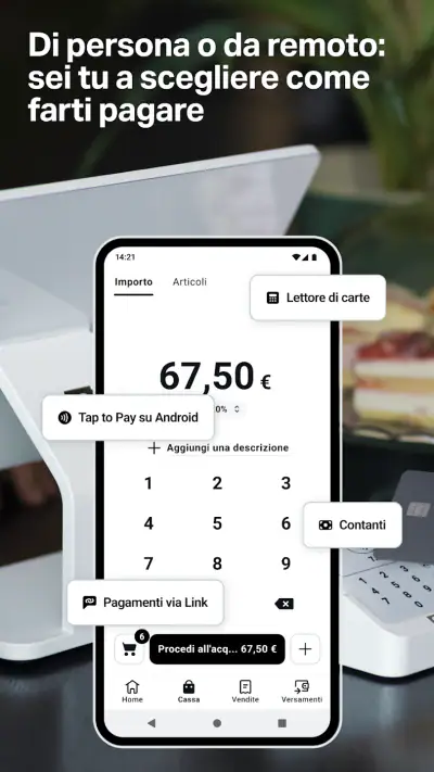 SumUp: pagamenti e POS screenshot 1