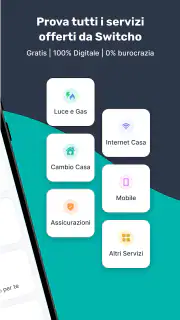 Switcho - Risparmio bollette screenshot 2