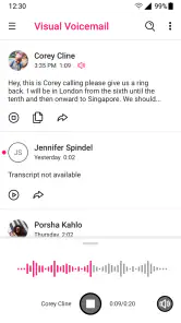 T-Mobile Visual Voicemail screenshot 3