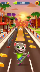 Talking Tom: Corsa all'oro screenshot 1