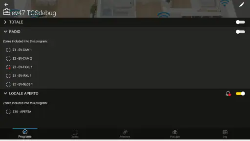 Tecnoalarm Evolution screenshot 4