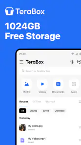 TeraBox: 1TB Cloud & AI Space screenshot 1