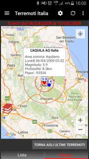 Terremoti Italia screenshot 3