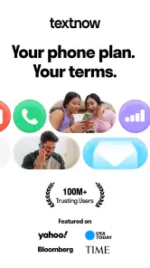 TextNow: Call + Text Unlimited screenshot 1