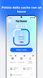 Tidy Cleaner - Pulizia Rapida screenshot 1
